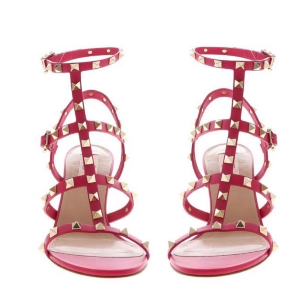 Valentino sandals coral-red